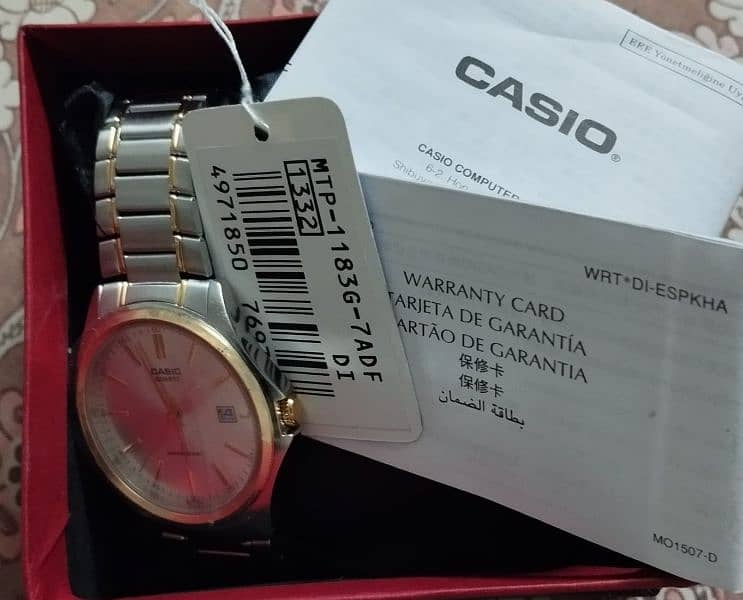 Casio brand new watch 1