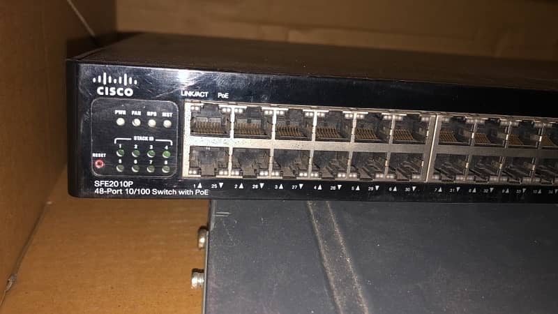 Cisco 48port POE switch 1