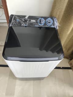 Haier new washing machine available for sale with 1 year warranty