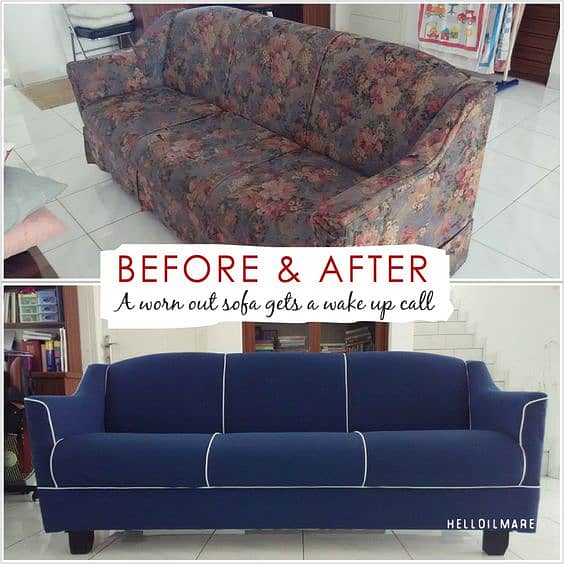 Sofa repair - Fabric change - Repairing seat repair - Furniture polish 3