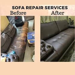 Sofa repair - Fabric change - Repairing seat repair - Furniture polish 9