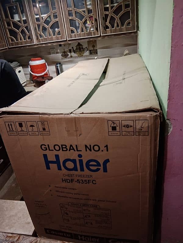 haier Frezer full  size double door 4