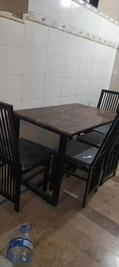 brand new dinning table with 4 chairs