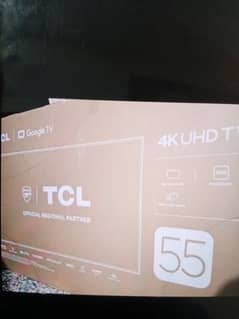 TCL 55" 4k uhd ultra box pack 0