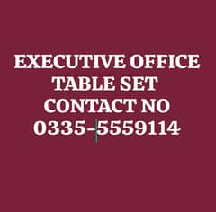 Executive office Table and Rolling chair . CONTACT(0335-5559114) 0