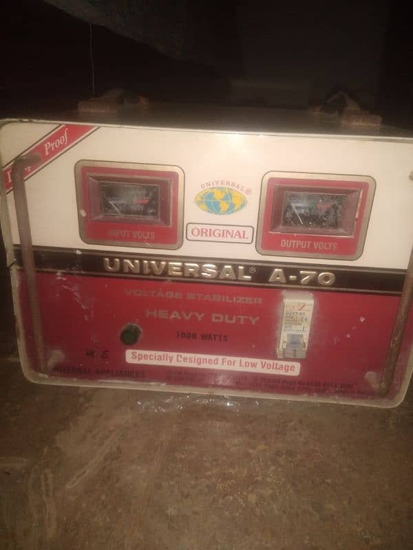 Universal A-70 7000 watt stabilizer for sale 0