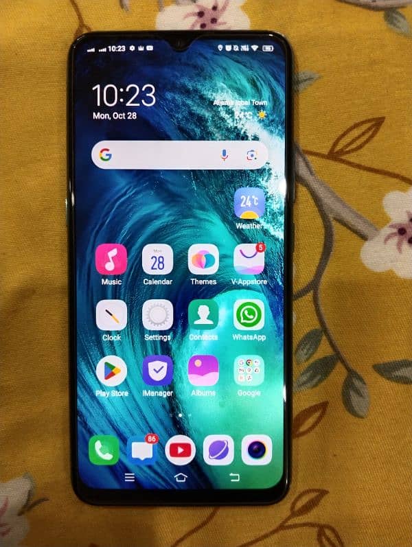 Vivo S1 Mobile Light Blue Colour Genuine Brand New Good Condition 6