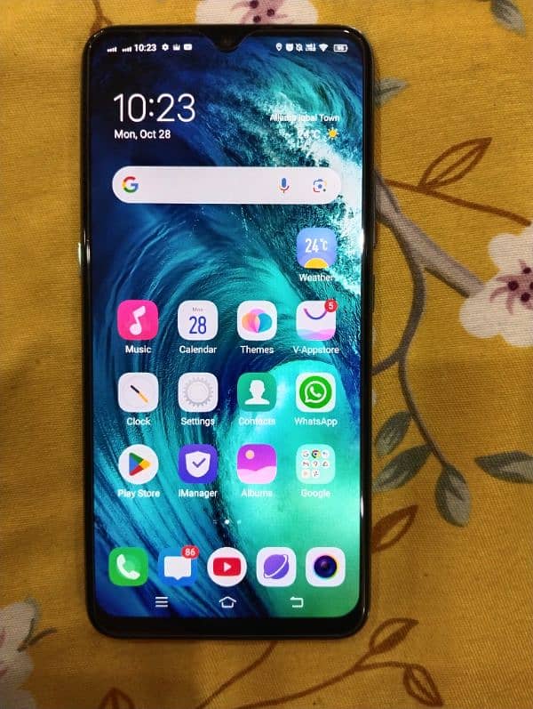 Vivo S1 Mobile Light Blue Colour Genuine Brand New Good Condition 9