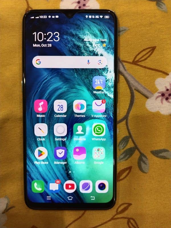 Vivo S1 Mobile Light Blue Colour Genuine Brand New Good Condition 10