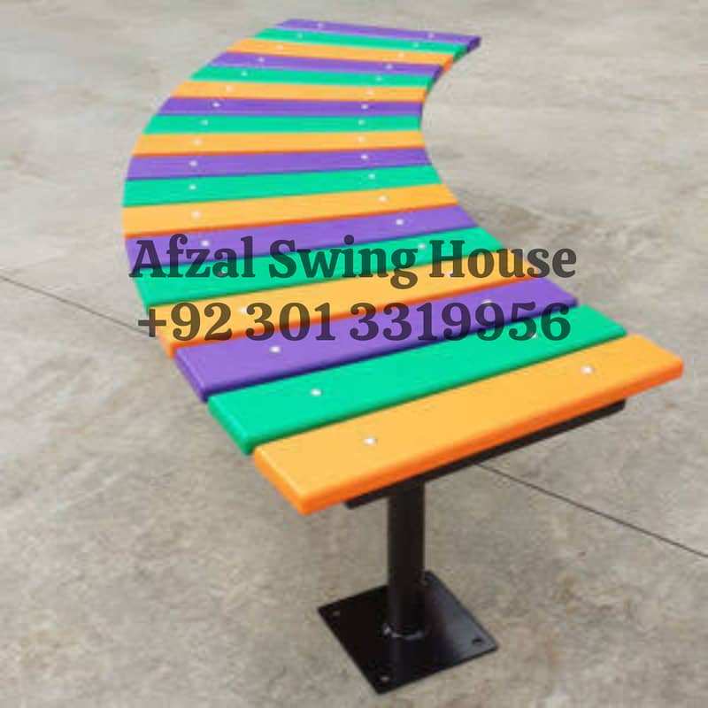 Fiber slide swing/park swing/seesaw jhola garden outdoor/swing jhula 13