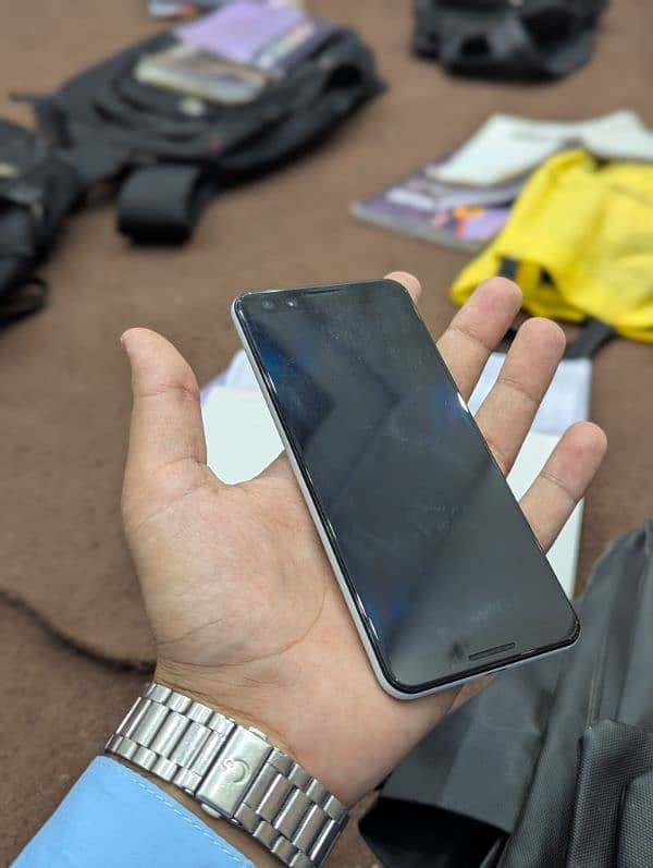 Google pixel 3 with box . . . 4/128 pta approved 2