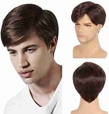 MAN Cap Wig Hair For men and extension 3