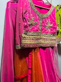 beautiful pink lehnga choli 0