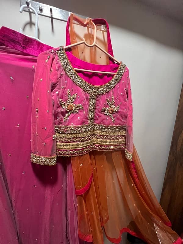 beautiful pink lehnga choli 2