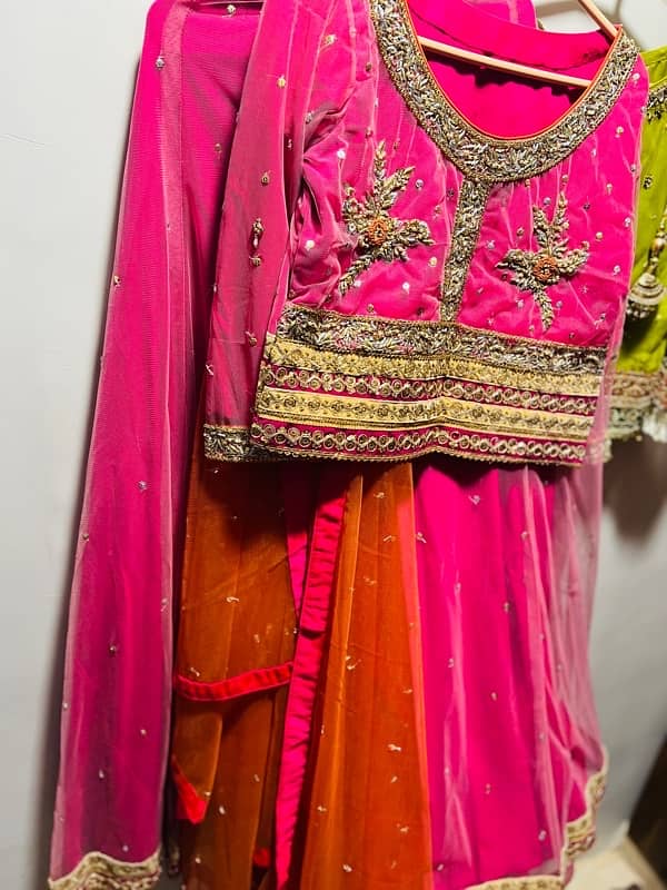 beautiful pink lehnga choli 3