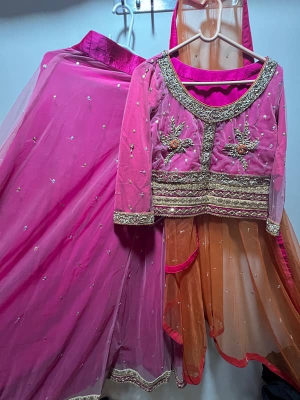 beautiful pink lehnga choli 4