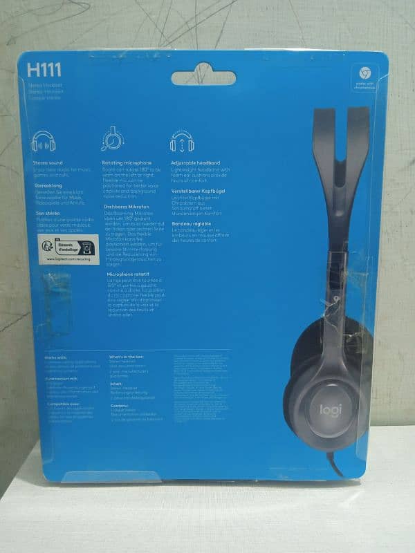 logitech H111 brand new headset 1