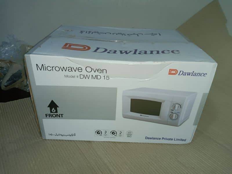 Brand New (untouched) -n: The Dawlance Microwave Oven MD 15 is 1