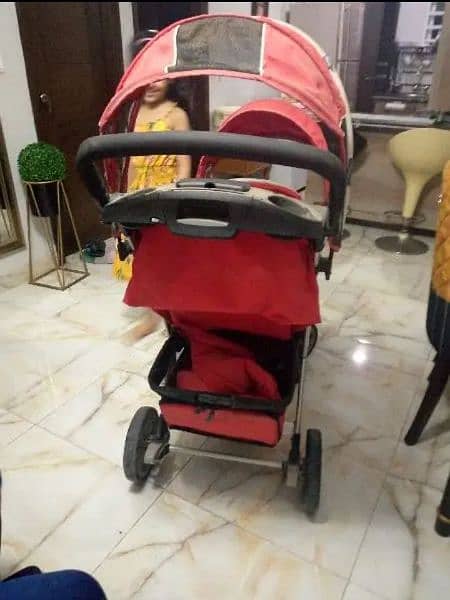 Twin pram stroller 7