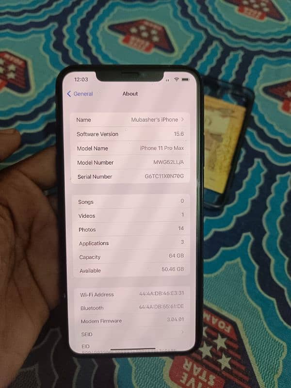 Iphone 11 Pro Max  64GB JV 100BH 1