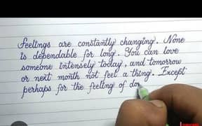 hand writing assaighment work