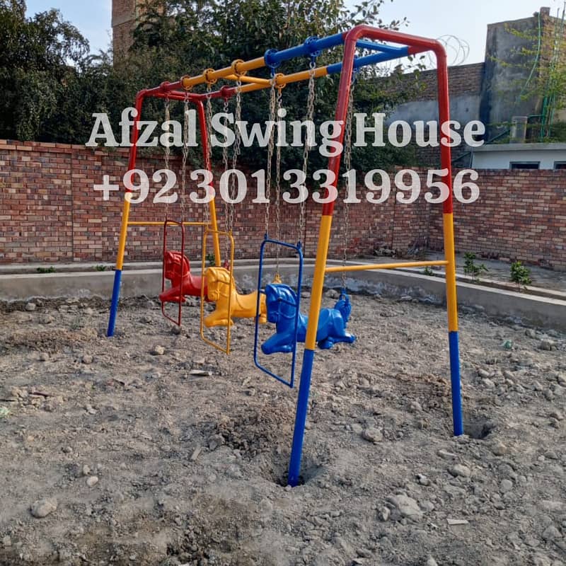 Fiber slide swing/park swing/seesaw jhola garden outdoor/swing jhula 1