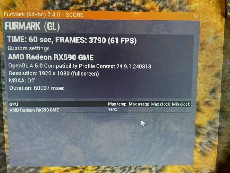 Rx 590 GME 8gb 256 bits 0