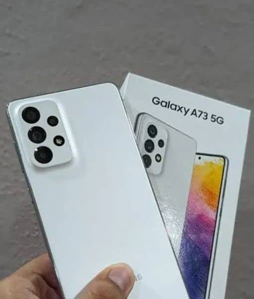 samsung a73 white colour 1