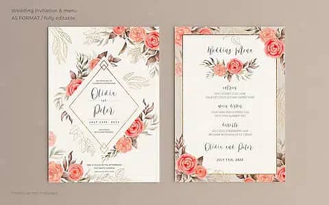 Customized and Digital Wedding Cards, Business Cards & Giveaways 12