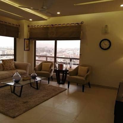 Per day 2 bed apartment available for rent in Zarkon Heights Islamabad 6