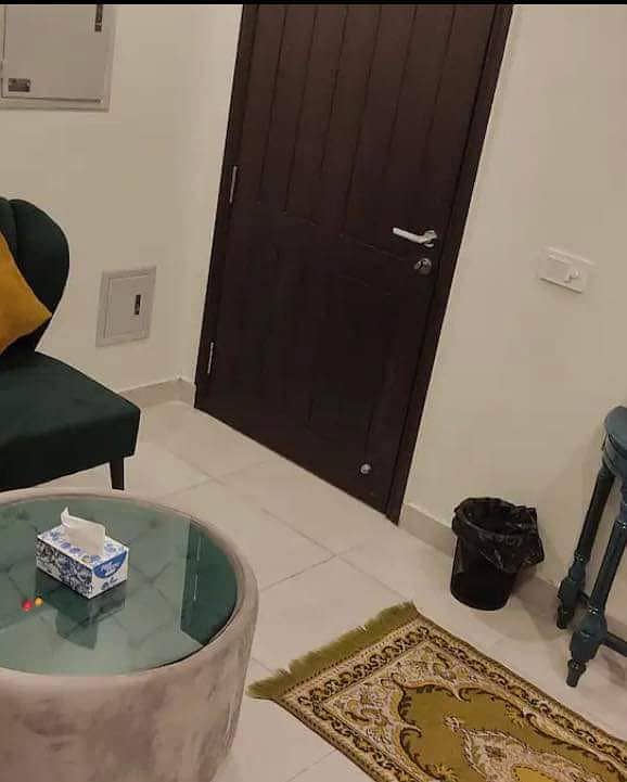 Per day 2 bed apartment available for rent in Zarkon Heights Islamabad 17