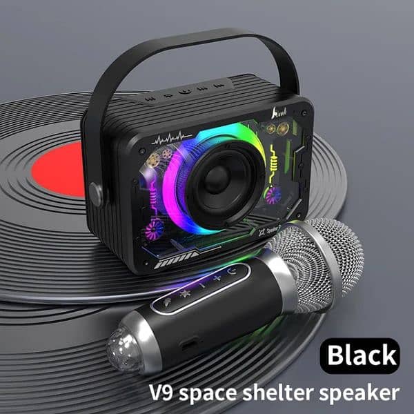 V9 Capsule Wireless Speaker + Mic 0