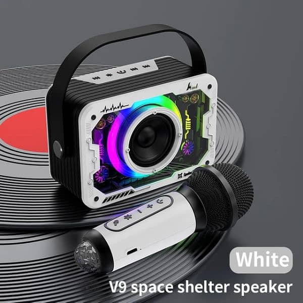 V9 Capsule Wireless Speaker + Mic 1