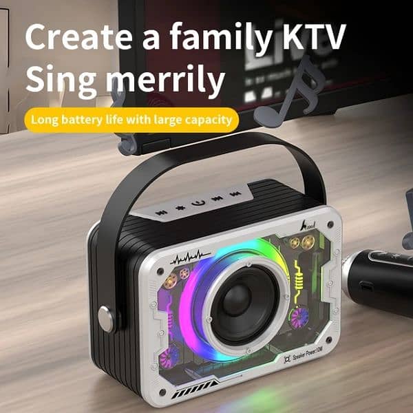 V9 Capsule Wireless Speaker + Mic 4