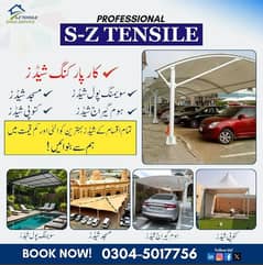 Tensile fabric structure , car parking sheds , Canopy sheds