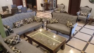 10-Seater sofa set / Solid Wood / Luxury Sofa / Antique Structure