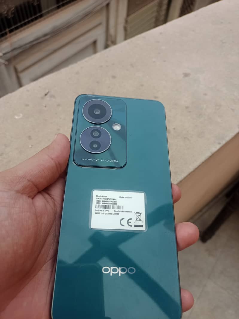 Oppo Reno 11 F 5g . . look like new 10/10 condition. . urgent sale 4