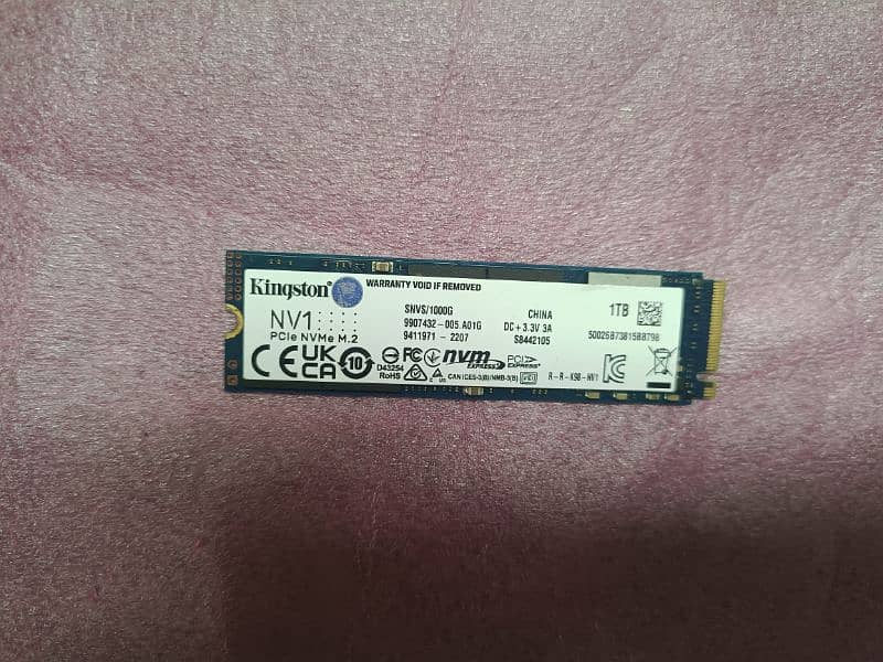 Kingston SSD 1TB nvme m2 hard drive 1