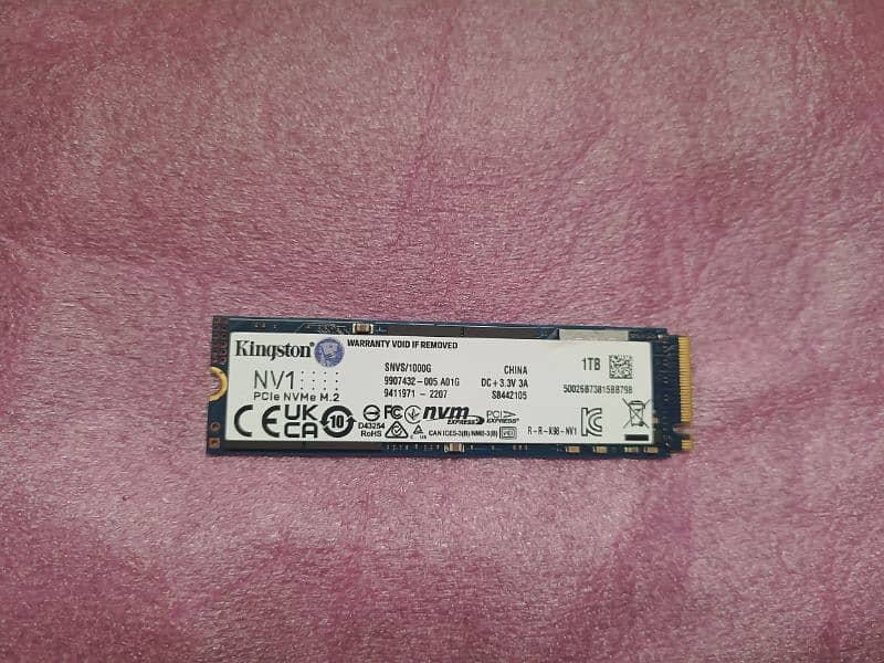 Kingston SSD 1TB nvme m2 hard drive 0