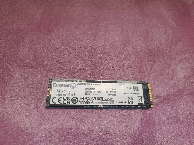 Kingston SSD 1TB nvme m2 hard drive 3