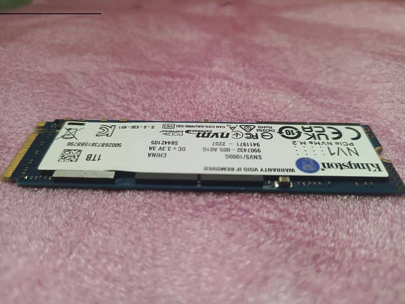 Kingston SSD 1TB nvme m2 hard drive 5