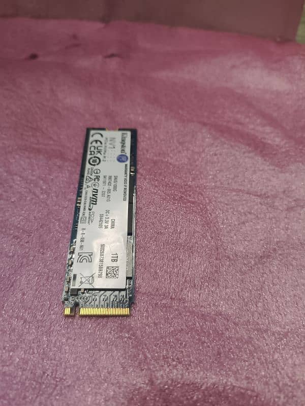 Kingston SSD 1TB nvme m2 hard drive 8