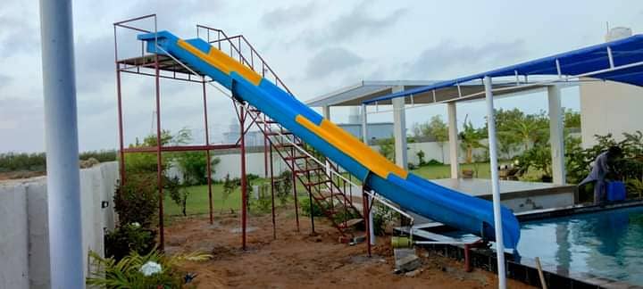 Fiber slide swing/park swing/seesaw jhola garden outdoor/swing jhula 9