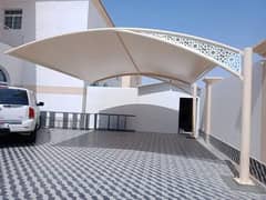 Tensile fabric structure , car parking sheds , Canopy sheds