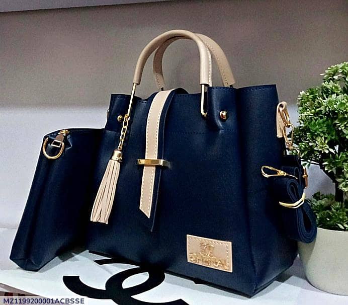 Woman's Pu leather Plain Hand bag    Price: 1860 •  Material: PU L 1