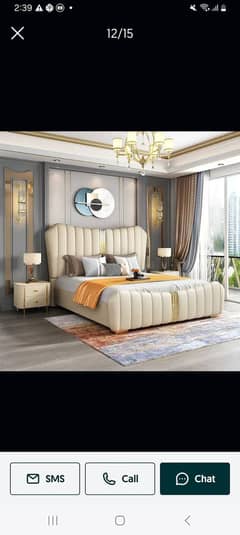 Bed/king size/Bed/Luxury bed/Turkish bed/Double bed/poshish bed