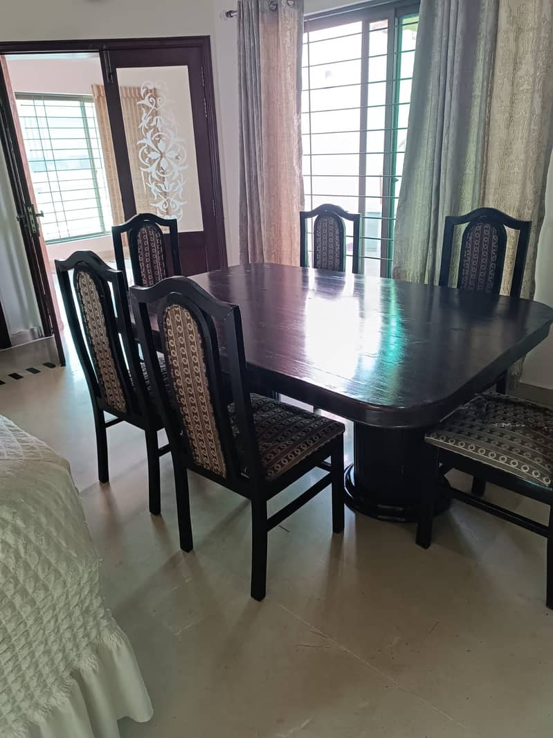 Dining table / 6 seater dining / wooden dining 1