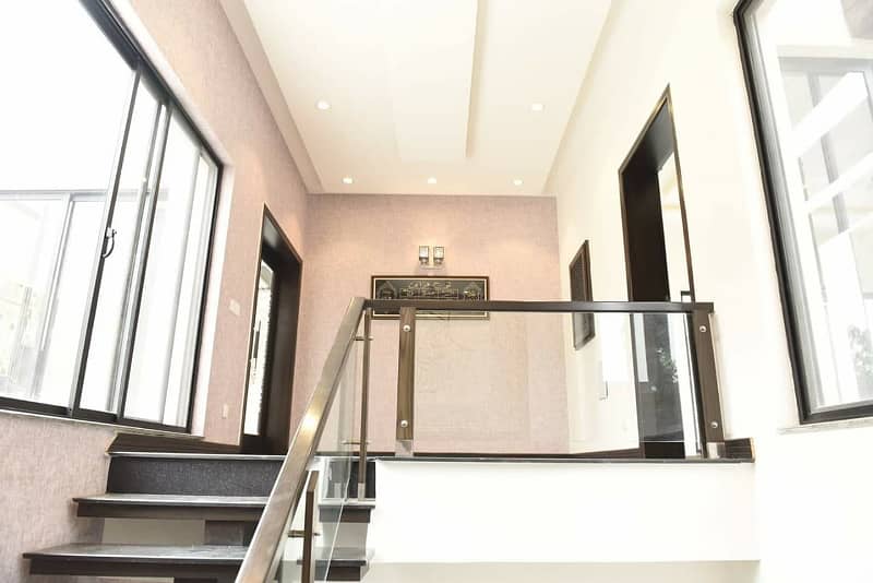 1 Kanal Slightly Used Unique Modern Design House For Sale in HBFC Society, Close to park near to DHA Phase 5 13