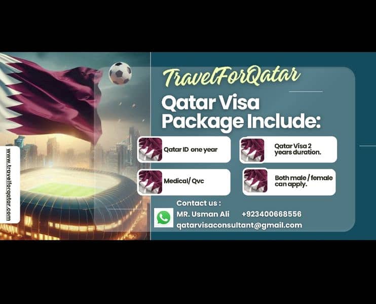 Qatar Freelance Visa Available Only WhatsApp me= 03400668556 0