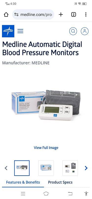 Medline Automatic Digital Blood Pressure Monitors 1